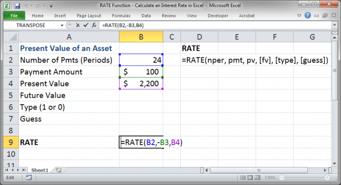 Calculate Interest Rate Annuity Excel 2024
