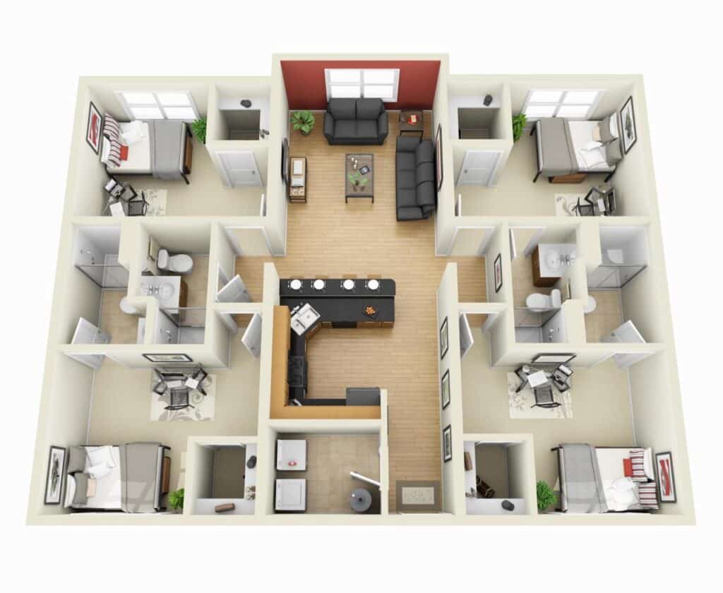 4 Br Apartment Near Me 2024