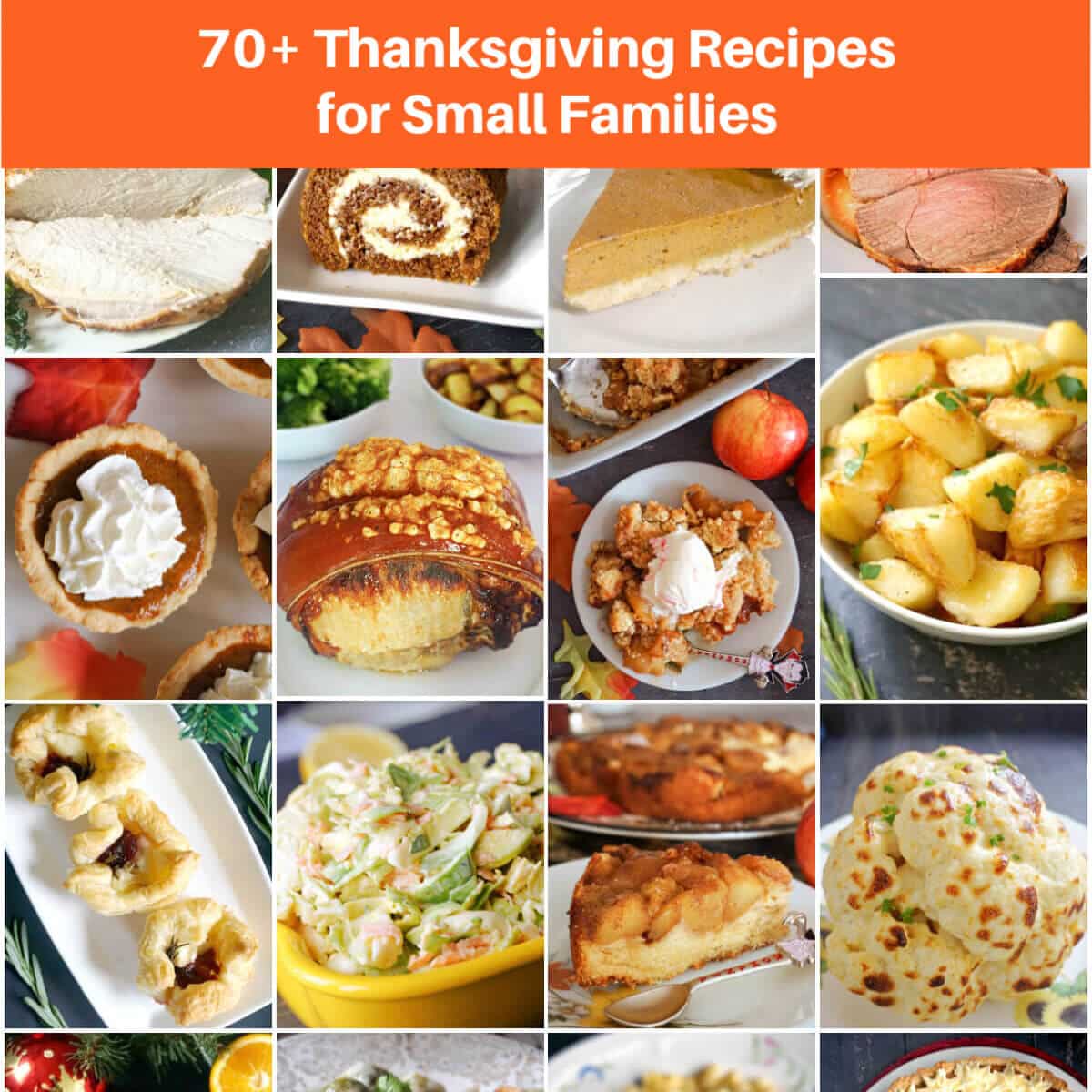 Thanksgiving dinner recipes for a small gathering