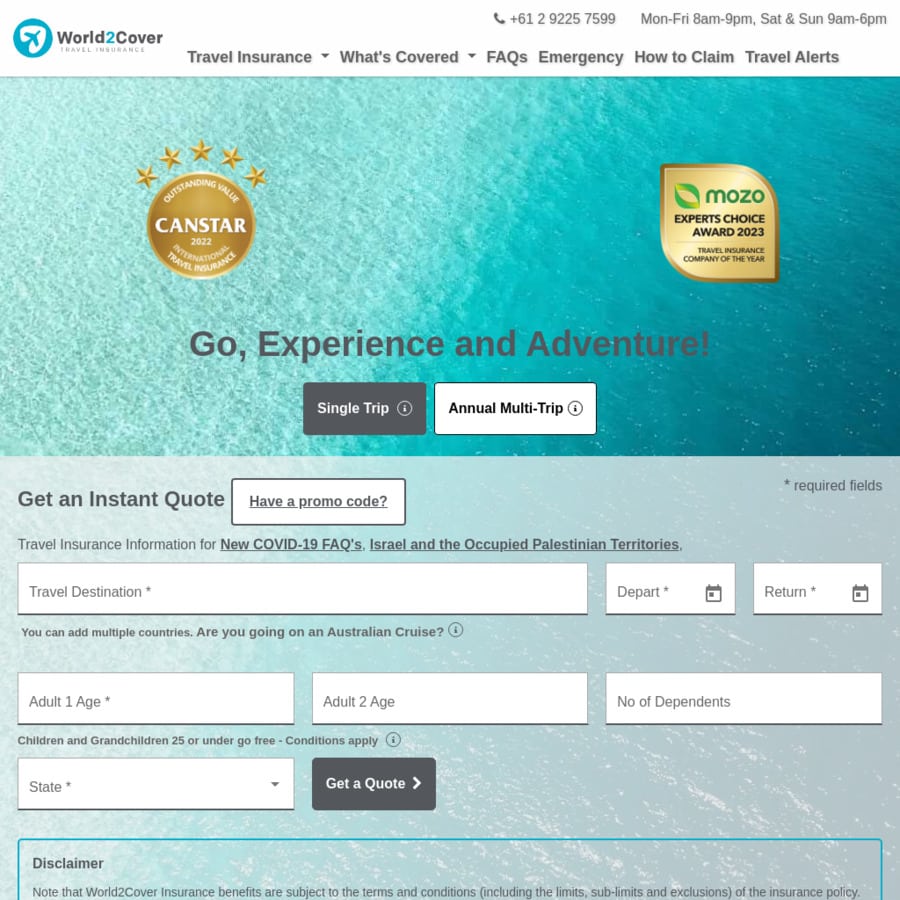 Affordable travel insurance for backpackers in October 2024