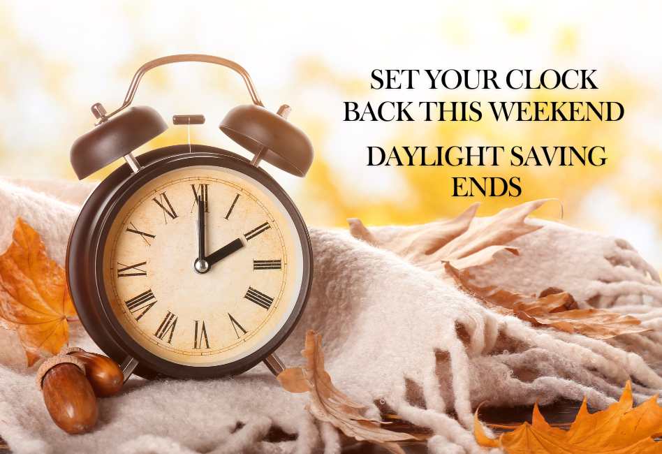 Daylight saving time end October 2024 US
