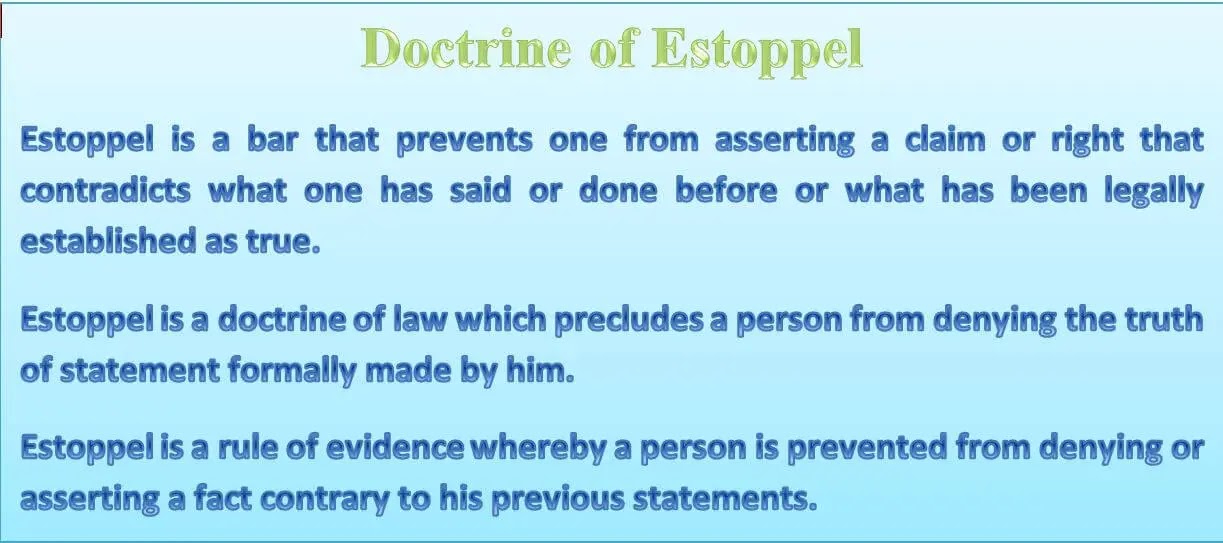 Doctrine Of Promissory Estoppel