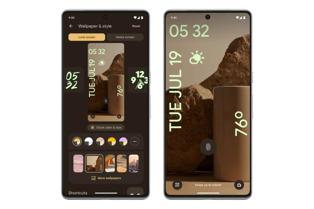 Android 14 update for Google Pixel 9