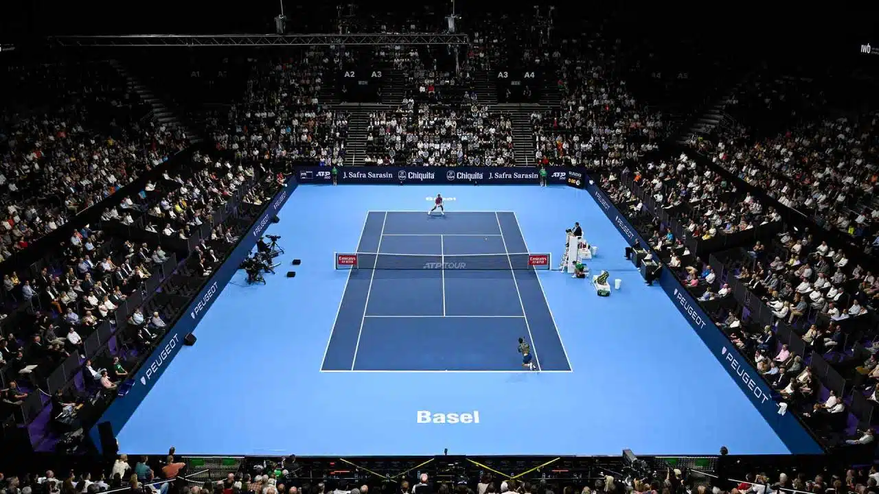 Hat jakobshalle kampf begonnen titel Swiss Indoors Basel 2024 Highlights