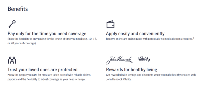 John Hancock Travel Insurance October 2024 Benefits