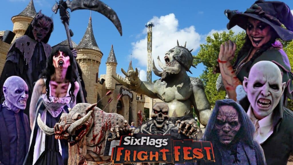 Six Flags Fright Fest October 2024 photo opportunities and social media